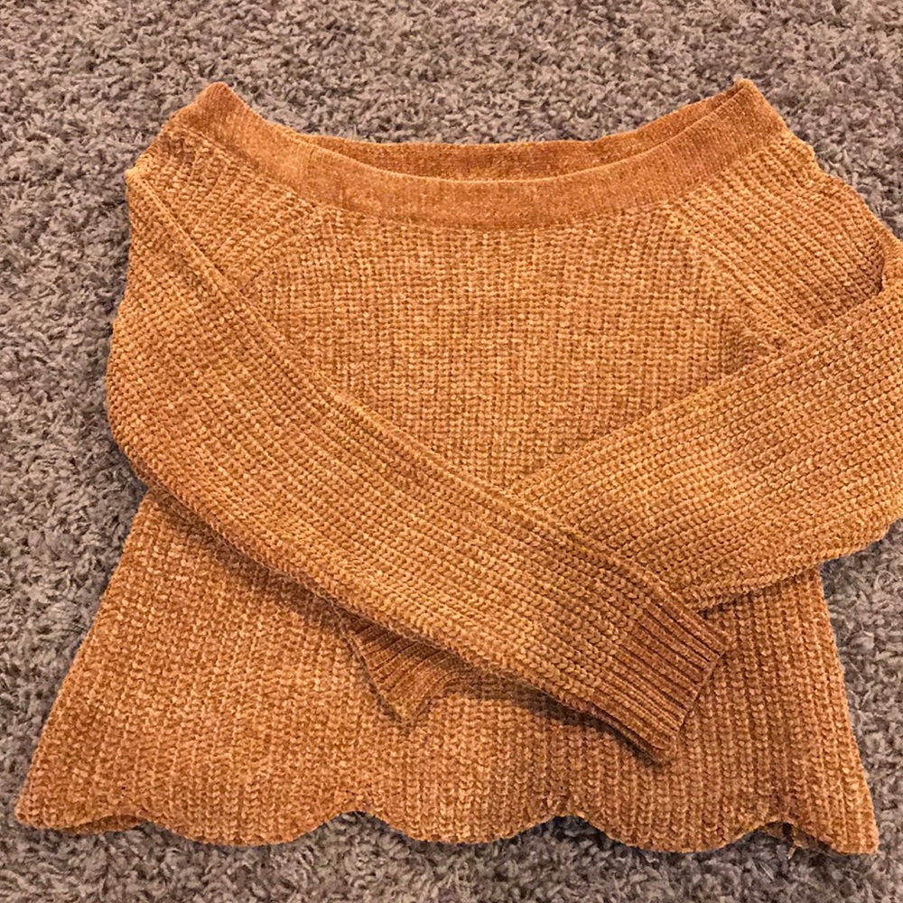 Off the shoulder sweater